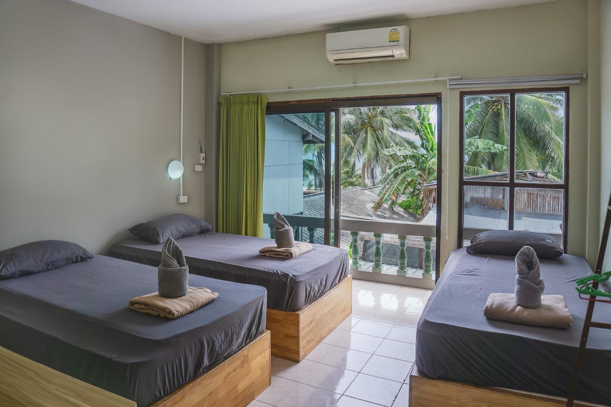 Echo Beach Hostel Baan Tai Bagian luar foto