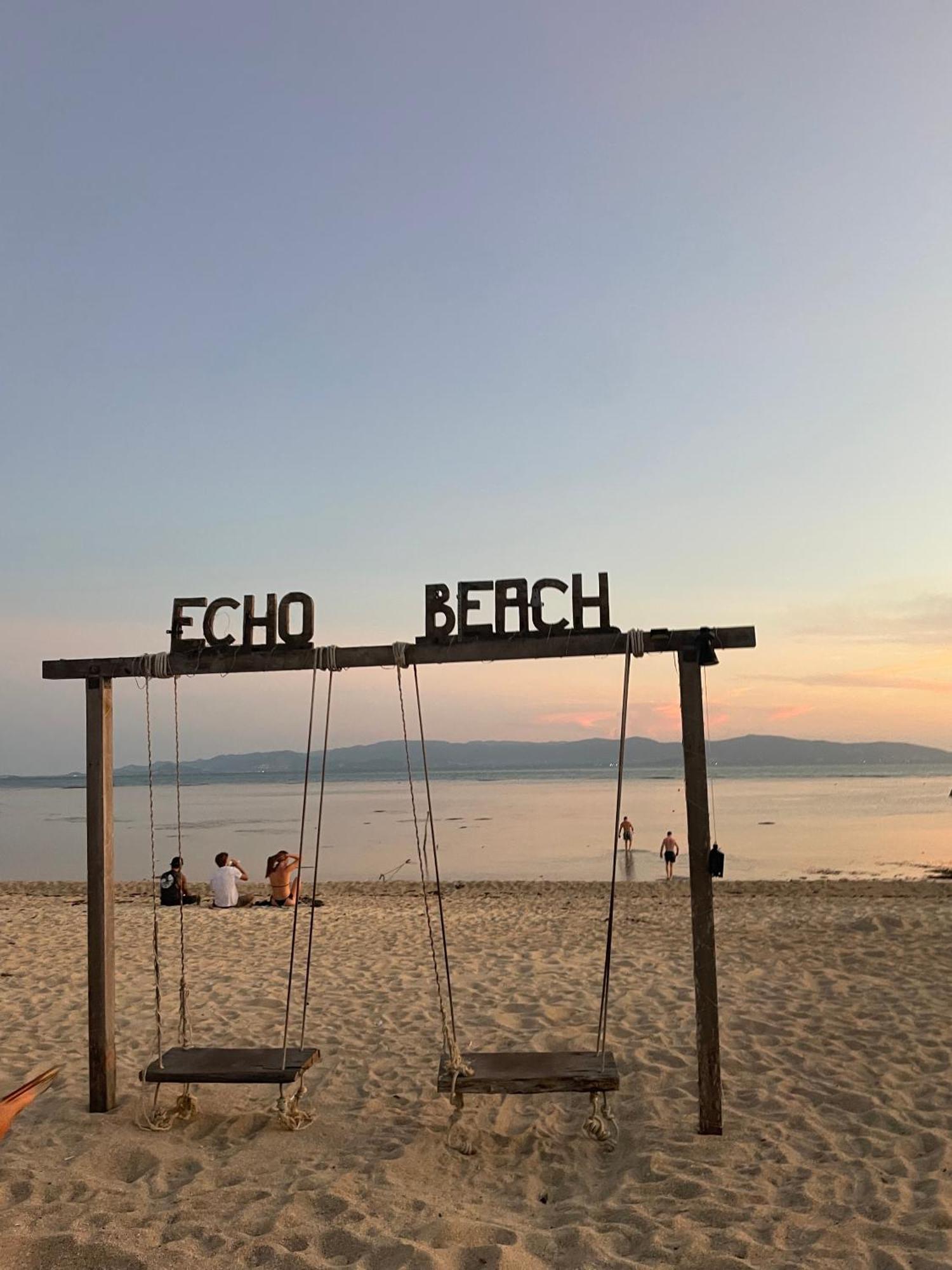 Echo Beach Hostel Baan Tai Bagian luar foto