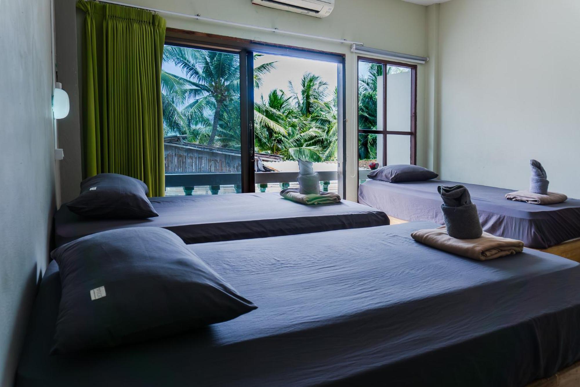 Echo Beach Hostel Baan Tai Bagian luar foto