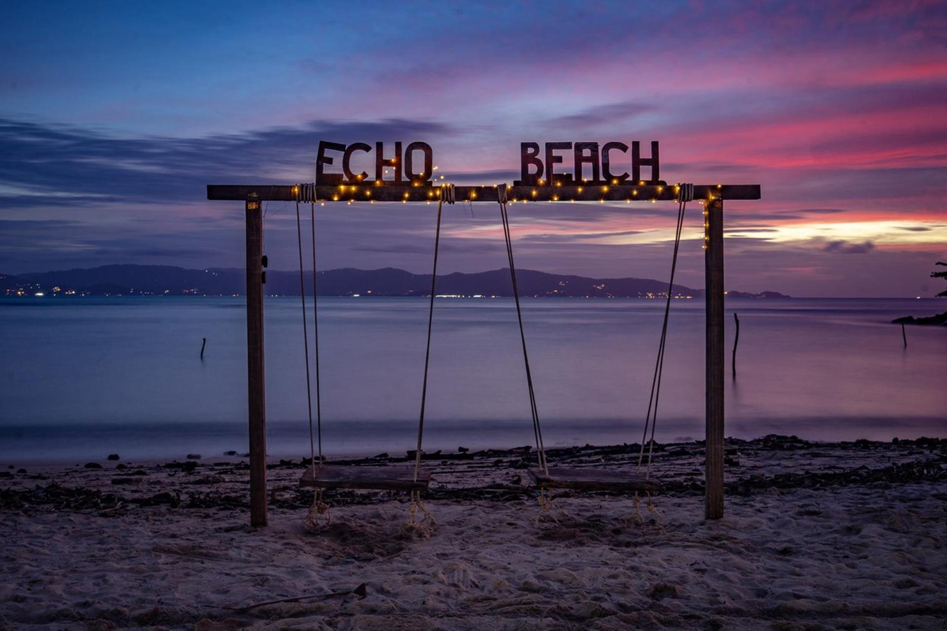 Echo Beach Hostel Baan Tai Bagian luar foto