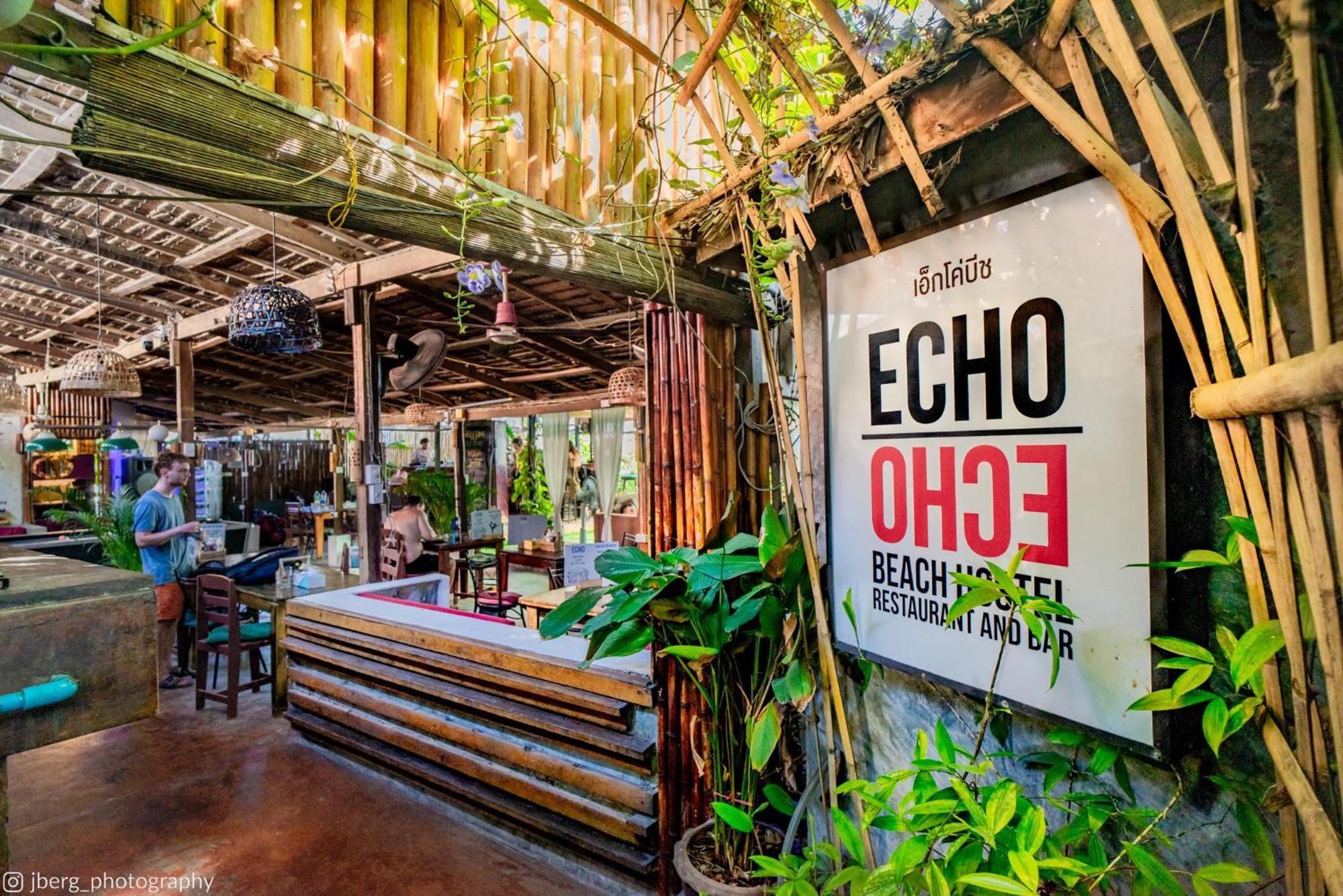 Echo Beach Hostel Baan Tai Bagian luar foto